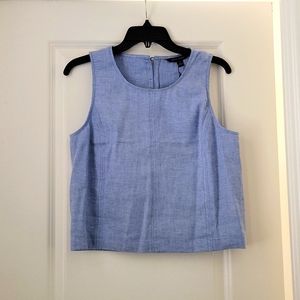 NWT small Banana Republic chambray sleeveless top